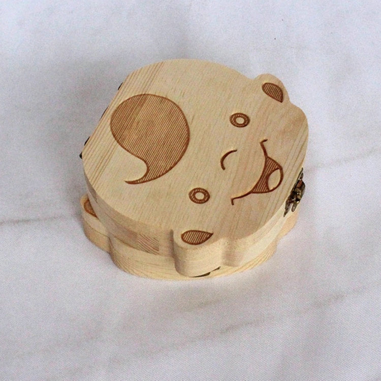Male And Female Wooden Baby Deciduous Teeth Storage Box Baby Lanugo Teeth Storage Box